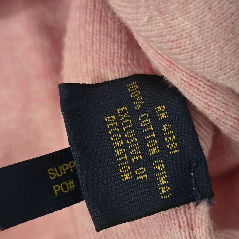 Polo Ralph Lauren Pink Pima Cotton Sweater Vest XXL Preppy Golf Coastal